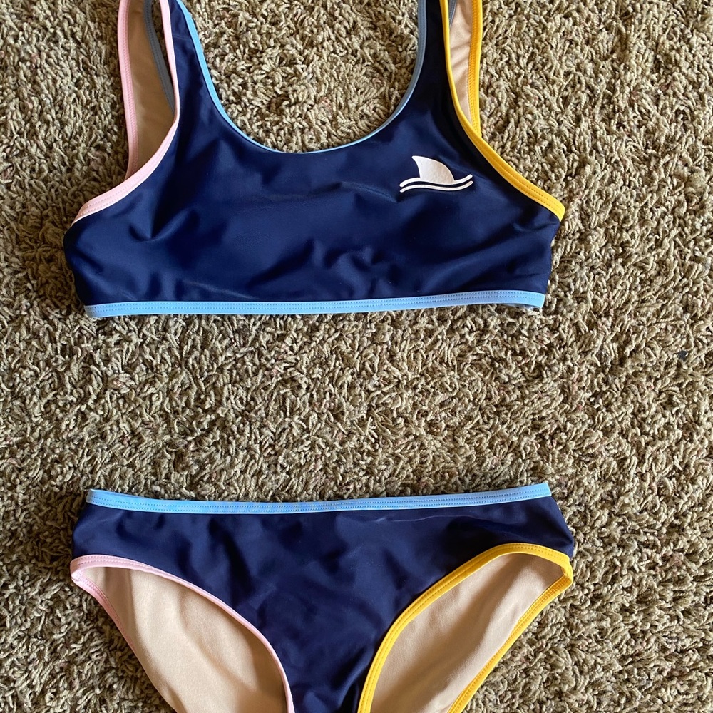 navy blue bikini